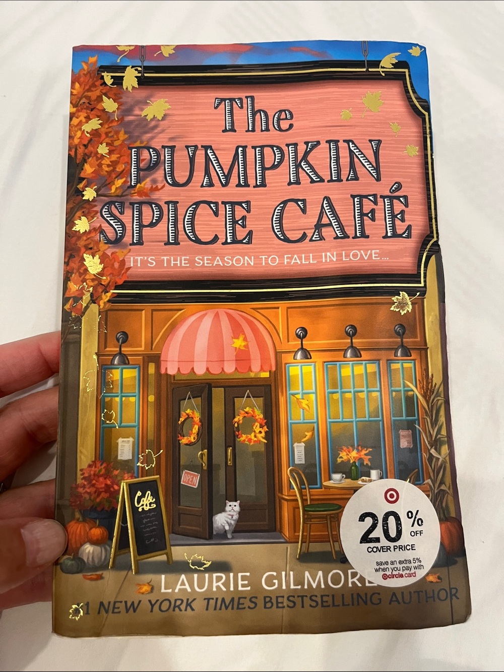 The Pumpkin Spice Café by — Orange Cover Cozy Cookbook-Style Read